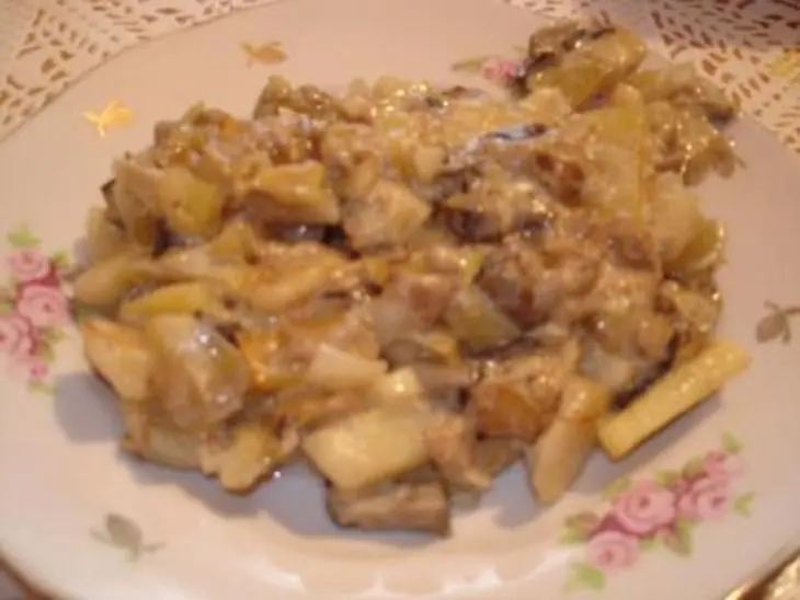 Грибы с картошкой: шаг 4
