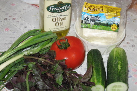 "не греческий салат": шаг 1