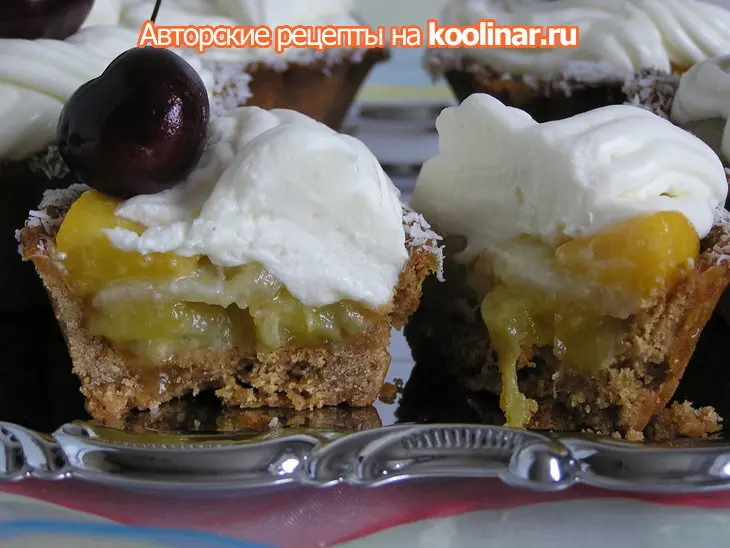 Корзиночки с фруктами в сиропе и с  нежным кремом «возвращайся поскорей!»: шаг 7