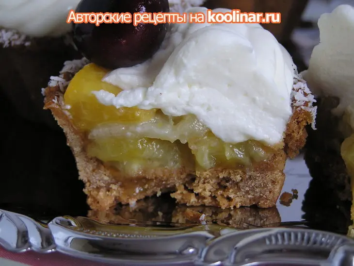 Корзиночки с фруктами в сиропе и с  нежным кремом «возвращайся поскорей!»: шаг 8