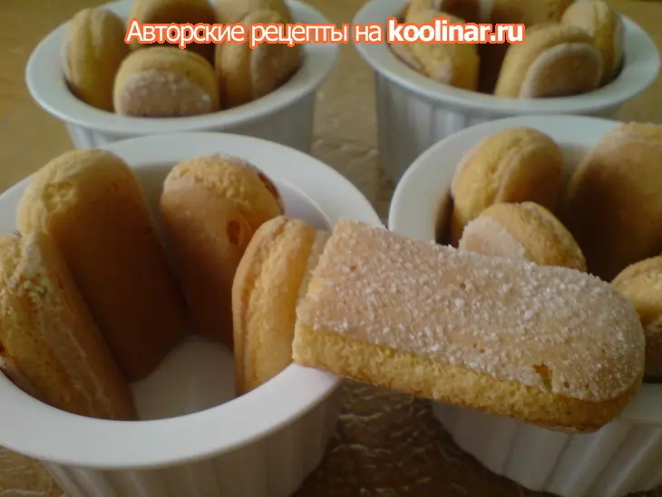 Клубничное тирамису /клубничная шарлотка: шаг 2