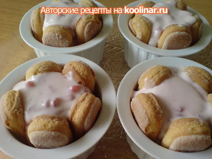 Клубничное тирамису /клубничная шарлотка: шаг 6