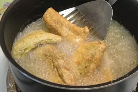 Жареная рыба с горчично - чесночным соусом: шаг 4