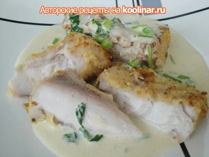 Жареная рыба с горчично - чесночным соусом: шаг 9