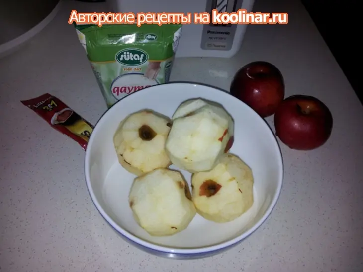 Легкий яблочный десерт: шаг 1