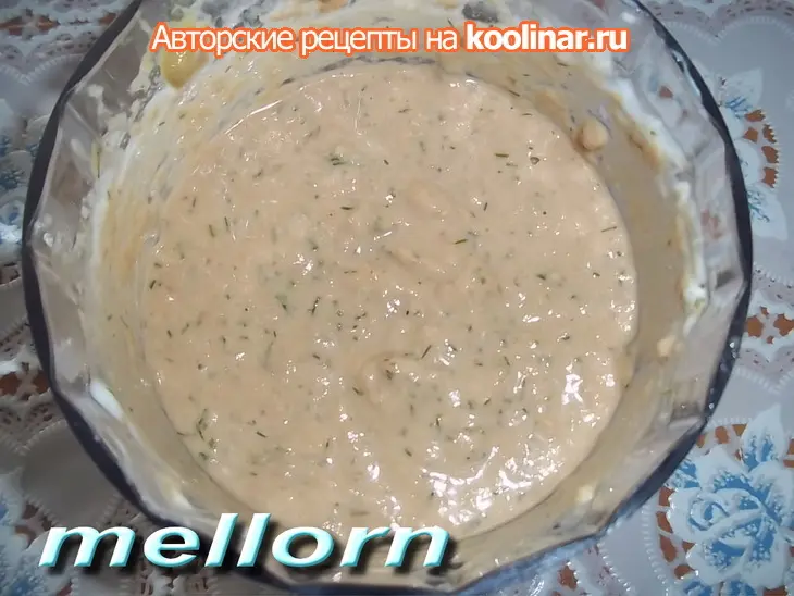 Сырные кексы с соусом из тунца: шаг 5