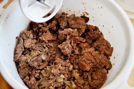 Пате из куриной печени с гранатовым желе (дуэль): шаг 4
