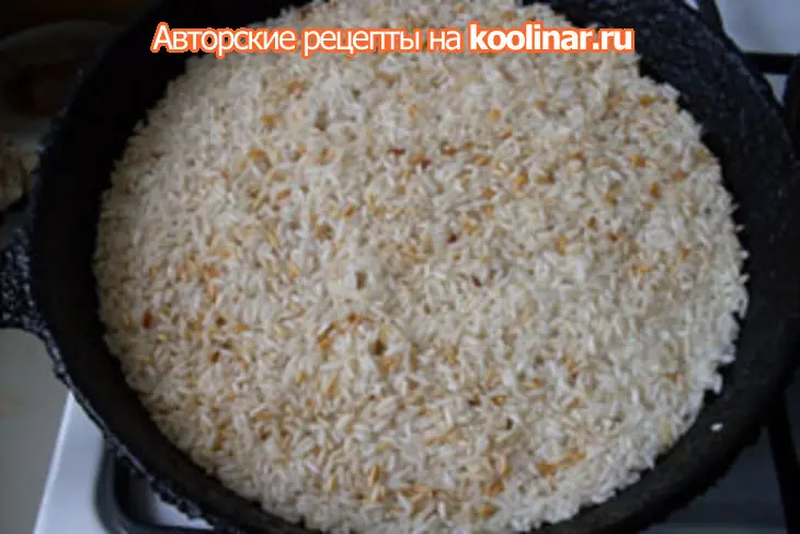 Рис и курочка с соусом: шаг 1