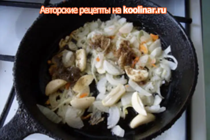 Рис и курочка с соусом: шаг 3