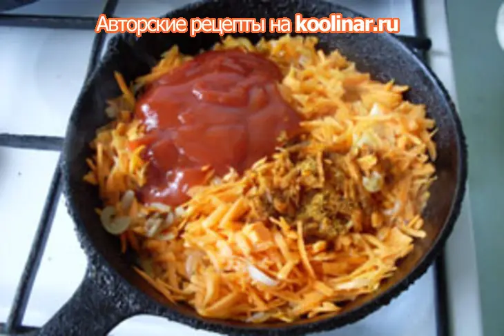 Рис и курочка с соусом: шаг 4