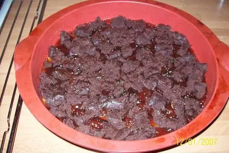 Разноцветный пирог с начинкой.: шаг 5