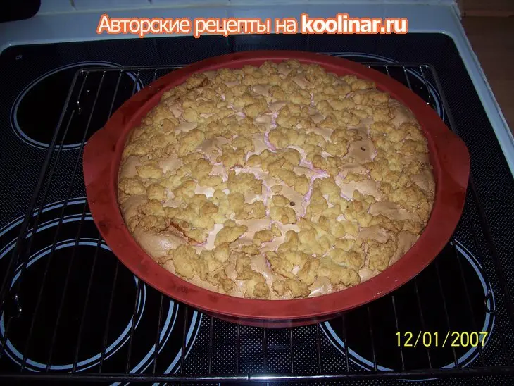 Разноцветный пирог с начинкой.: шаг 8