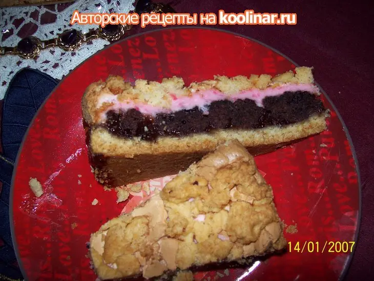 Разноцветный пирог с начинкой.: шаг 9