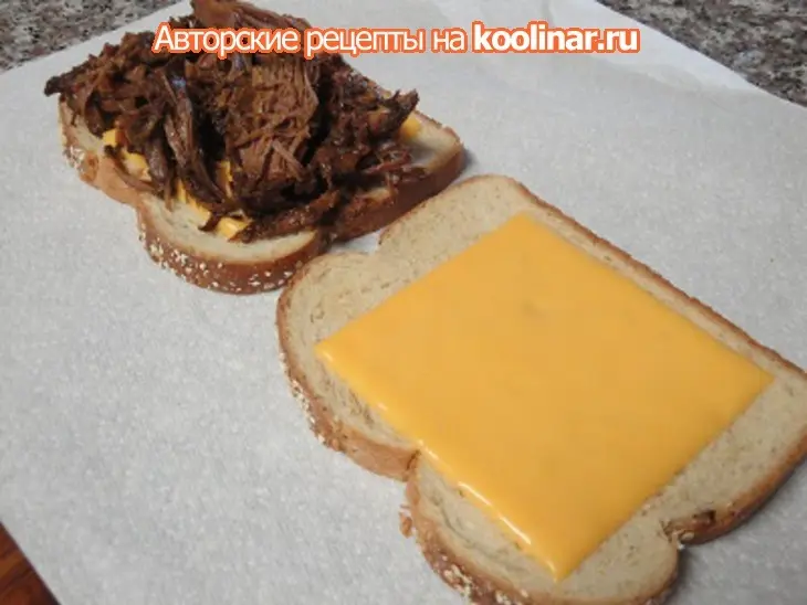 С э н д в и ч и  с  г о в я д и н о й: шаг 6