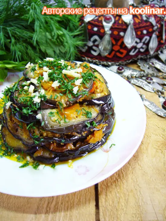 Жареные баклажаны, "сезонная закуска": шаг 1