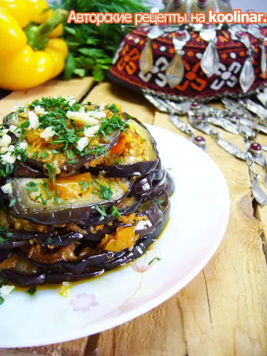 Жареные баклажаны, "сезонная закуска": шаг 2