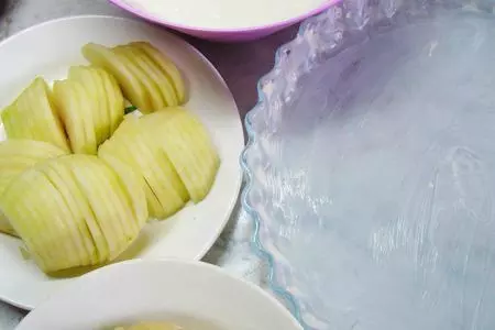 Творожный тарт с грушами.: шаг 3