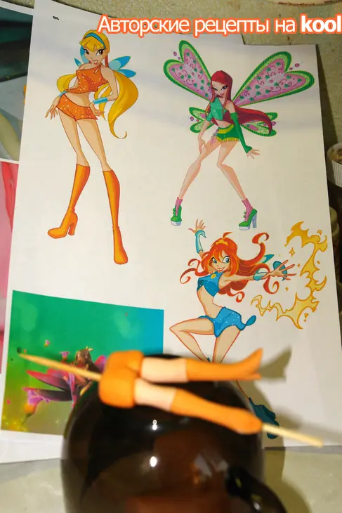 Торт "winx": шаг 1