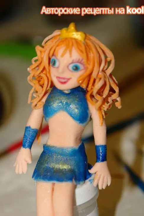 Торт "winx": шаг 8