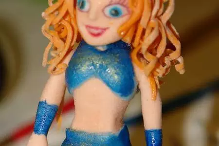 Торт "winx": шаг 8
