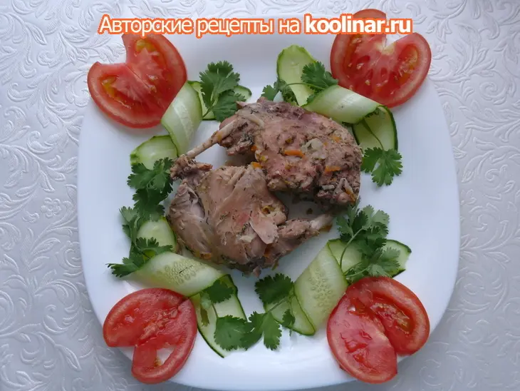 Кролик в горшочке "диетический": шаг 6