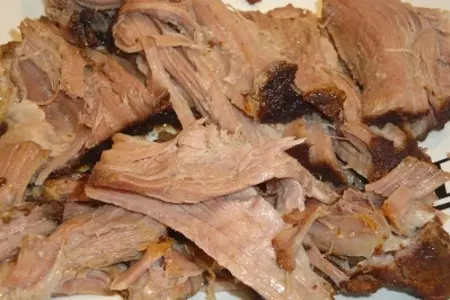 Мясо в листьях кукурузных початков: шаг 7