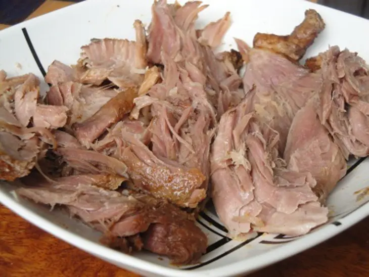 Мясо в листьях кукурузных початков: шаг 8
