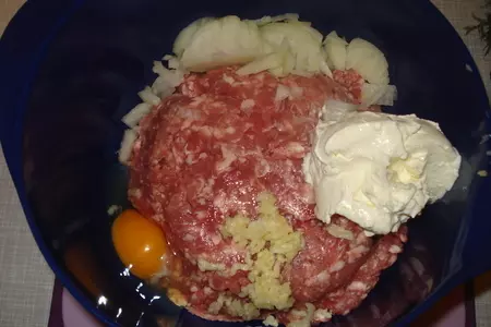 Гренки мясные: шаг 2