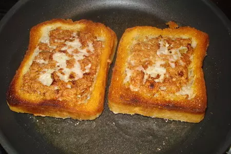 Гренки мясные: шаг 5