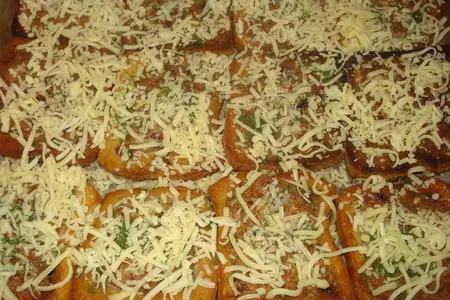 Гренки мясные: шаг 7