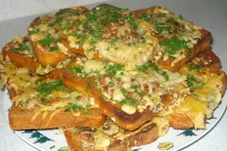 Гренки мясные: шаг 8