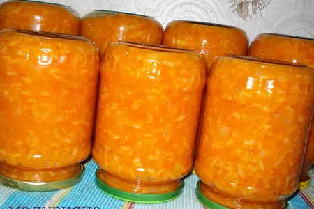 Салат с рисом на зиму без уксуса: шаг 7