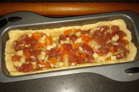 Мясной пирог "обитель тьмы": шаг 9