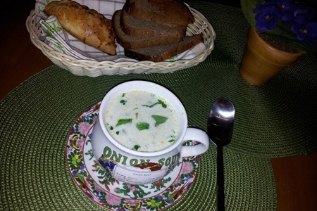 Кабачковый крем суп с мятой: шаг 2