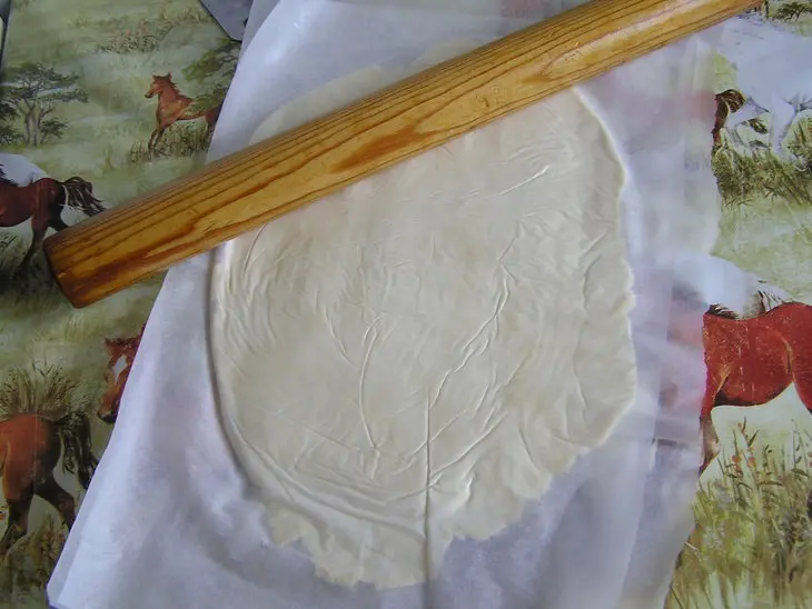 Киш с беконом, кабачком и яблоками.: шаг 1