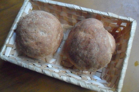 Хлебные булочки с  цельнозерновой мукой: шаг 9