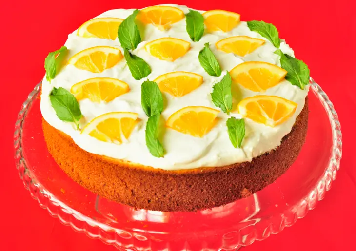 Hot milk sponge cake  with cream cheese filling: шаг 1