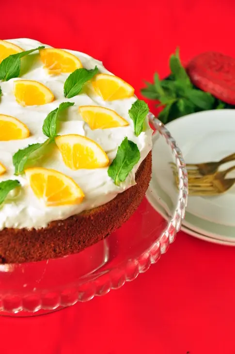 Hot milk sponge cake  with cream cheese filling: шаг 2