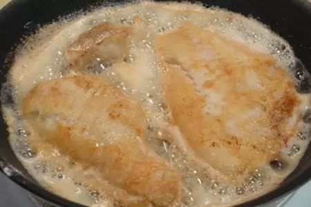Жареный попугай под чесночным соусом с кинзой: шаг 7