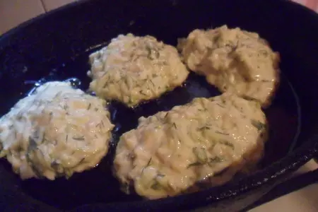 Латкес из цукини с козьим сыром: шаг 4