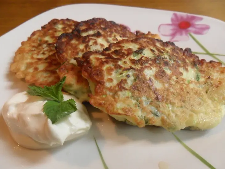 Латкес из цукини с козьим сыром: шаг 5