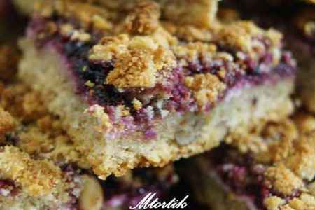 Ореховое печенье с творогом и ягодным конфитюром: шаг 1