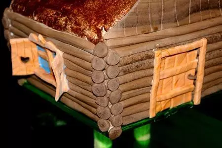 Торт "избушка на курьих ножках"": шаг 14