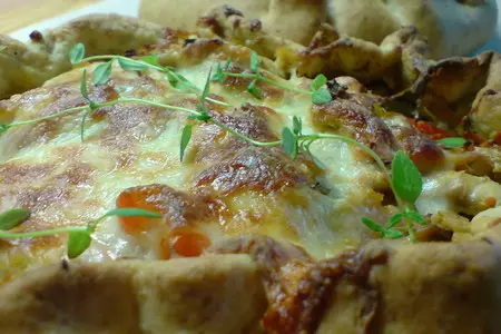 Провинциальный  порционный пирог с курицей и овощами: шаг 8