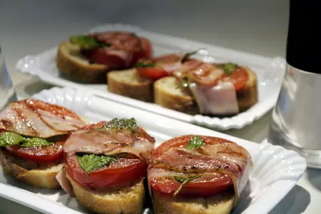Брускетта saltimbocca: шаг 3