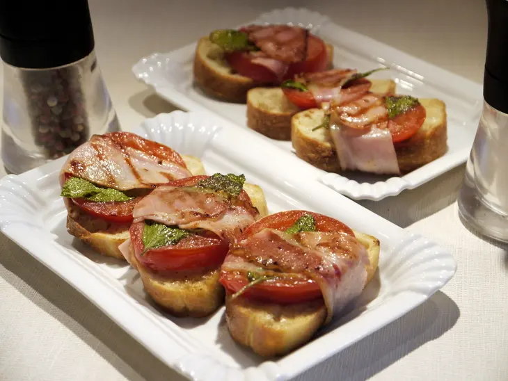 Брускетта saltimbocca: шаг 4