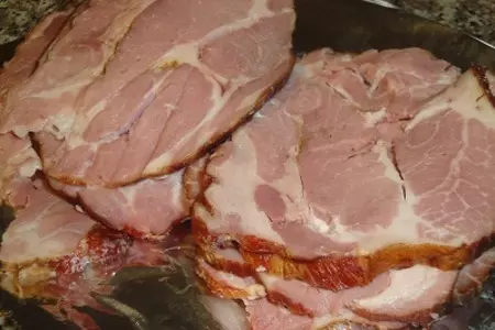 Ветчина с гороховым пудингом и соусом с кинзой: шаг 1