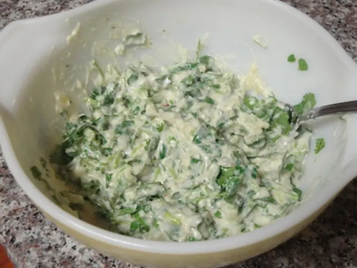 Ветчина с гороховым пудингом и соусом с кинзой: шаг 7