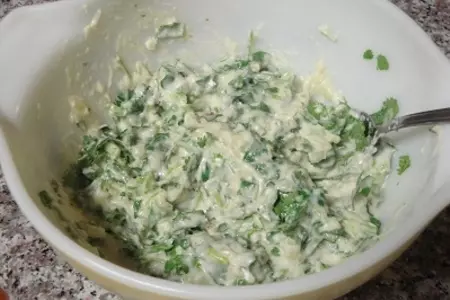 Ветчина с гороховым пудингом и соусом с кинзой: шаг 7