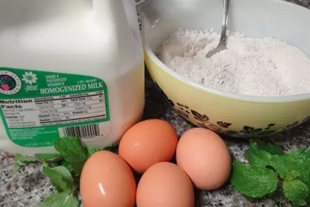 Острые креветки в кляре под соусом с мятой: шаг 2